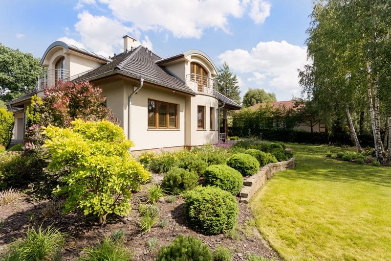 Casa con jardín en la ciudad de Puebla